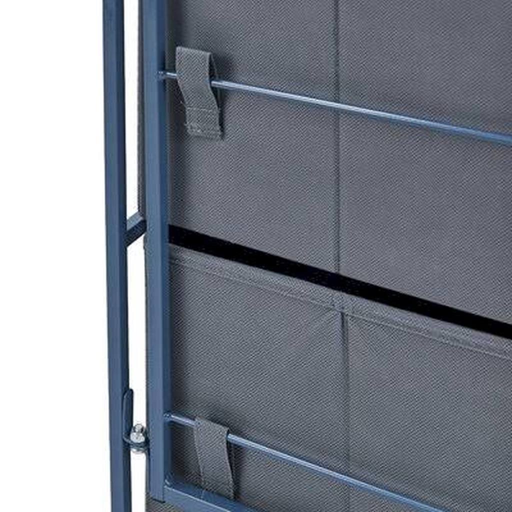 Black 3 Drawer Fabric Storage Chest I955