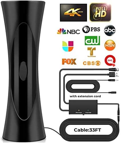 Digital TV Antenna 400 Miles Range Indoor Outdoor 4K 1080P N992