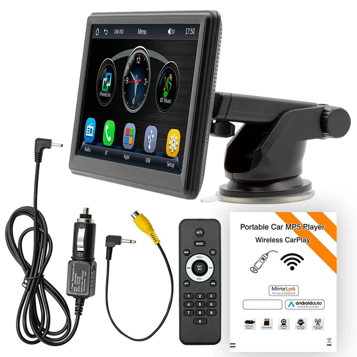 7 Inch Portable Wireless Car MP5 Player B625500
