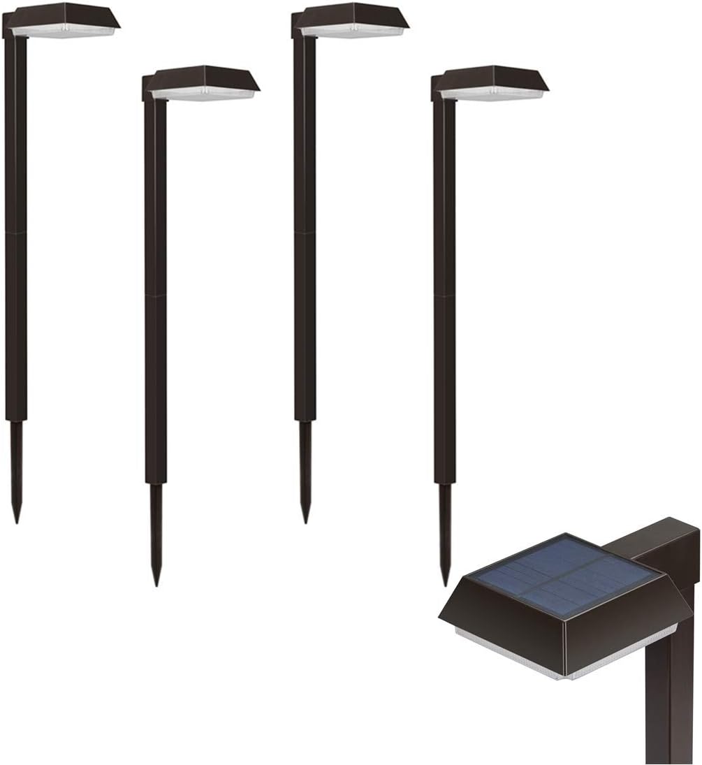 Solar Pathway Lights 300 lumens 4 Pack A439768