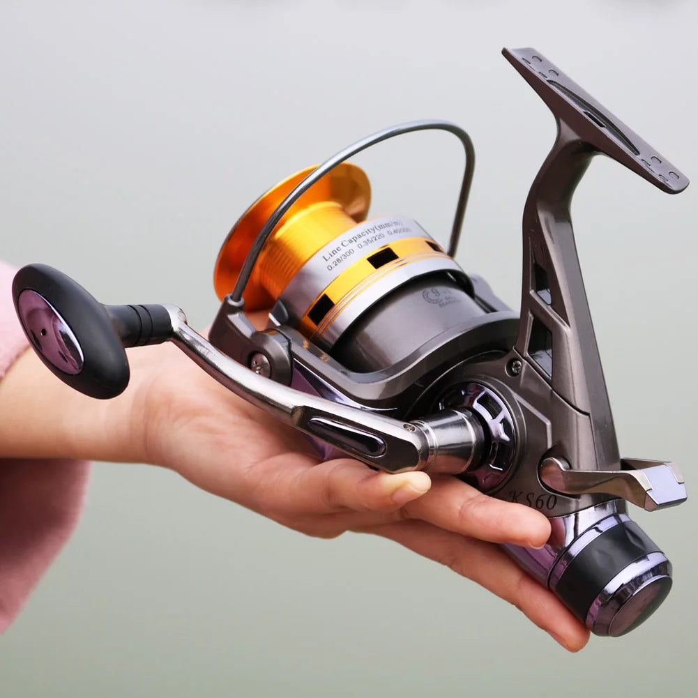 Carp Fishing Reel 9+1 Stainless Steel BB Bait Feeder Spinning Reel A85634