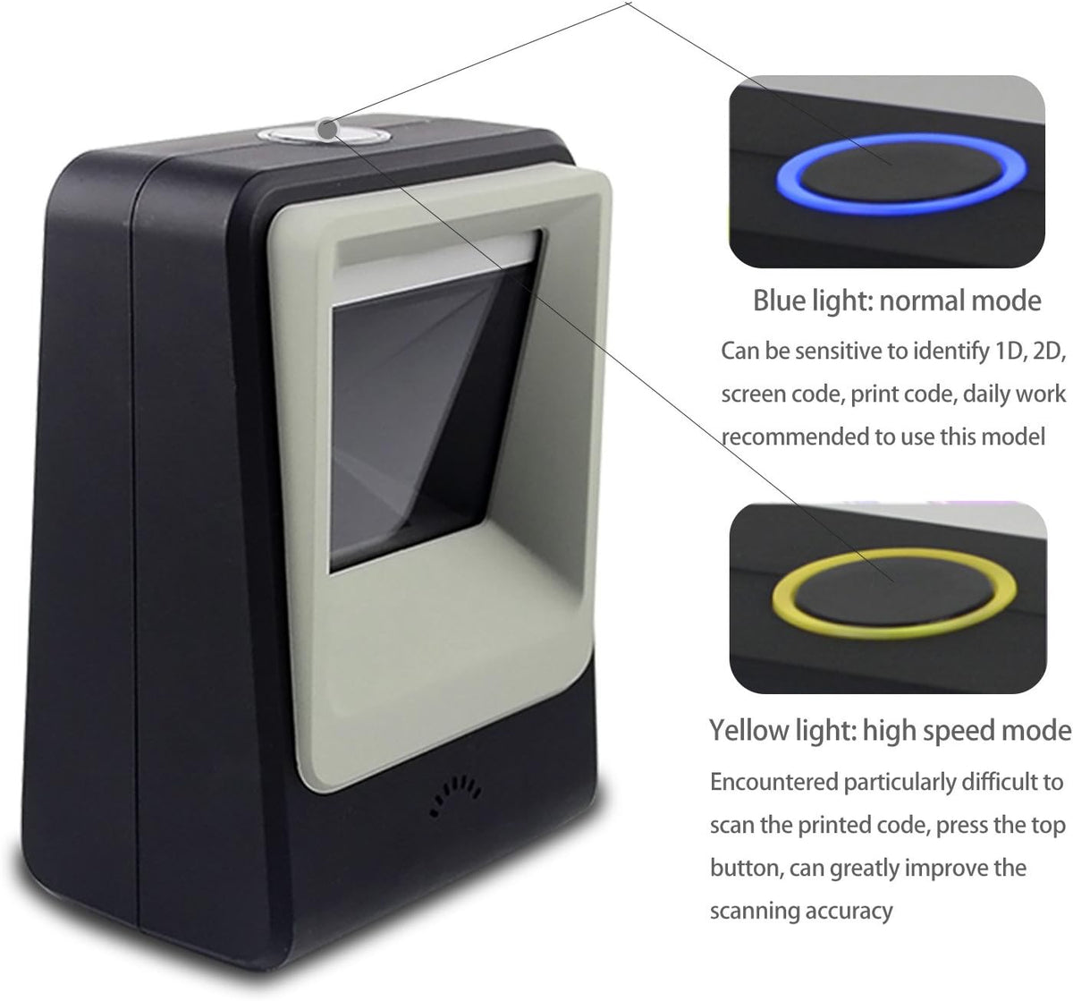 Hands-Free USB Barcode Scanner L19659