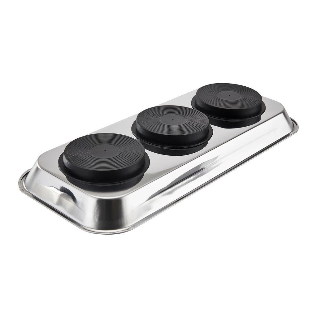 14-1/8 in. x 6-1/4 in. Magnetic Stainless Steel Parts Tray V327