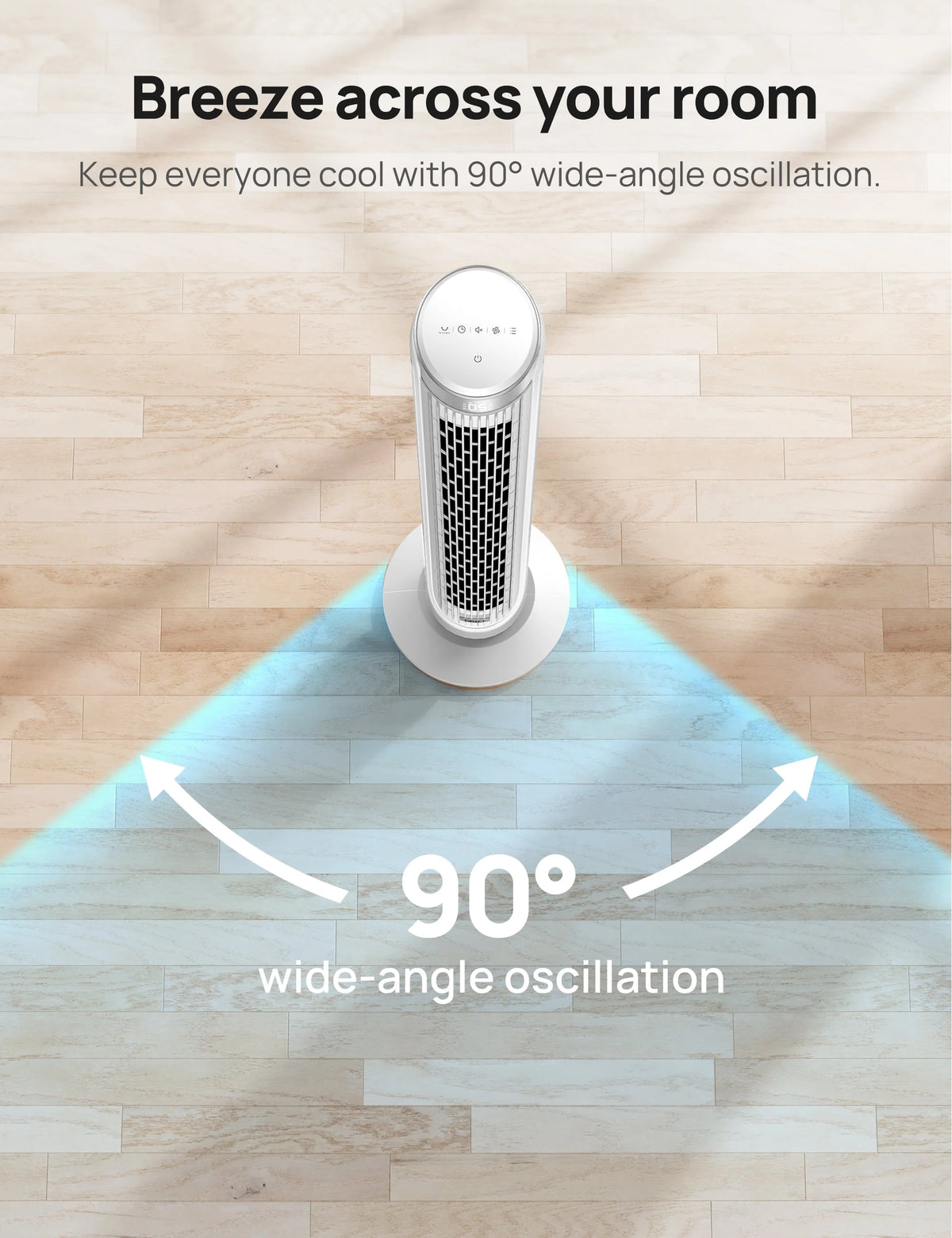 40 Inch Oscillating Tower Fan with Remote P791