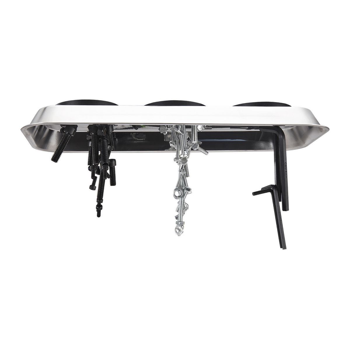 14-1/8 in. x 6-1/4 in. Magnetic Stainless Steel Parts Tray V327