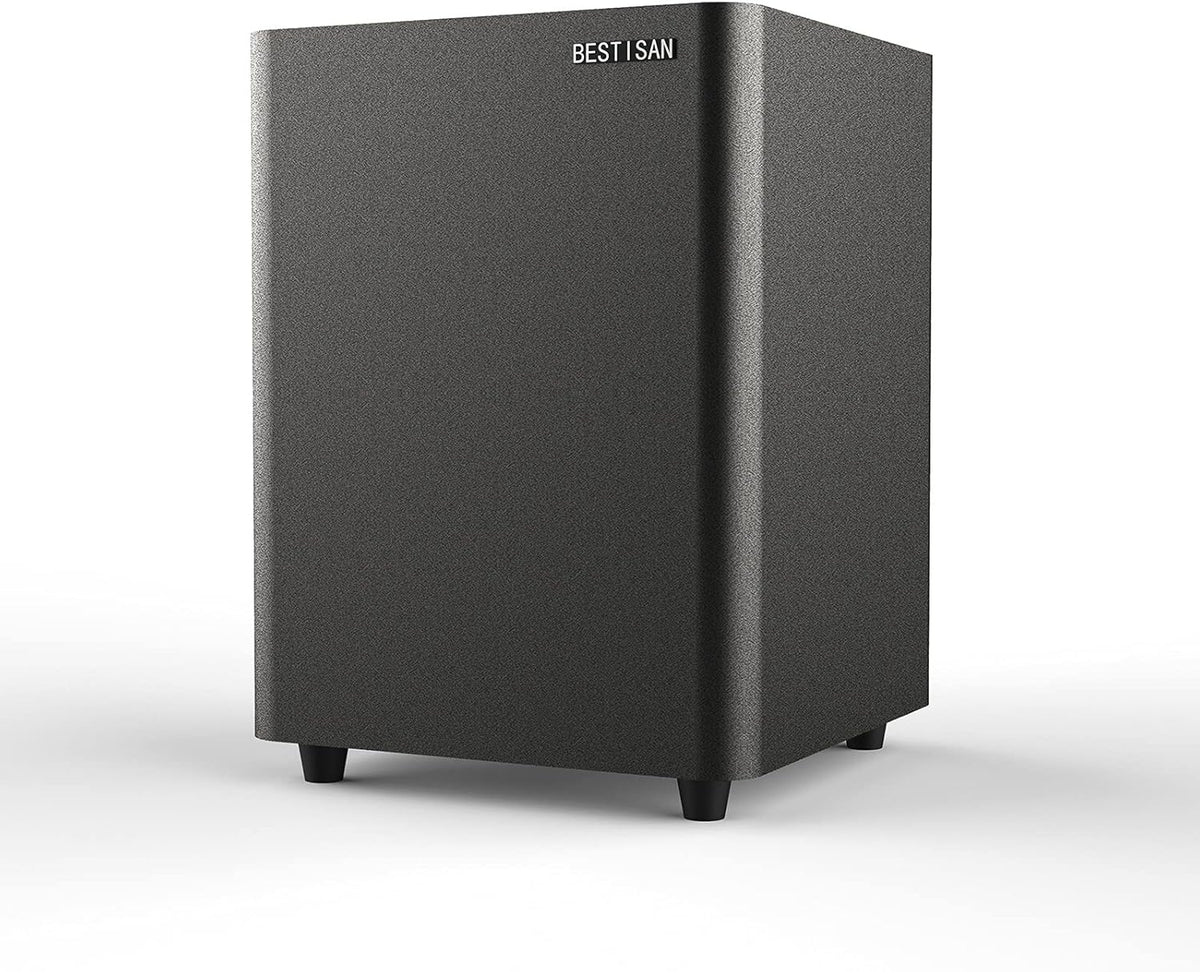 Powered Down Firing Subwoofer with RCA Cable, Black D3786