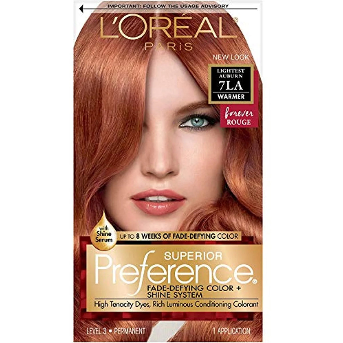 Permanent Hair Color Lightest Auburn L96208