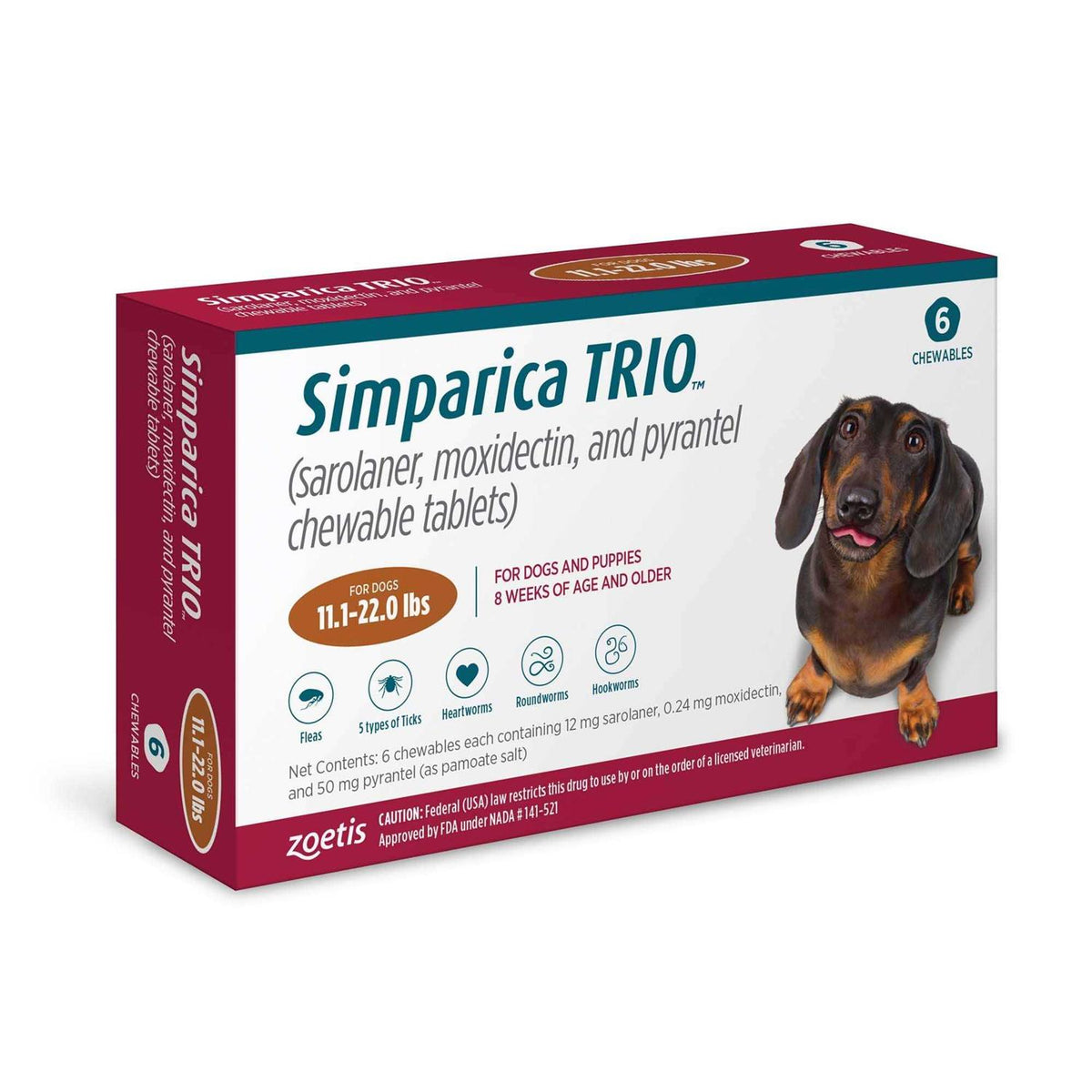 Simparica Trio Dogs M16629