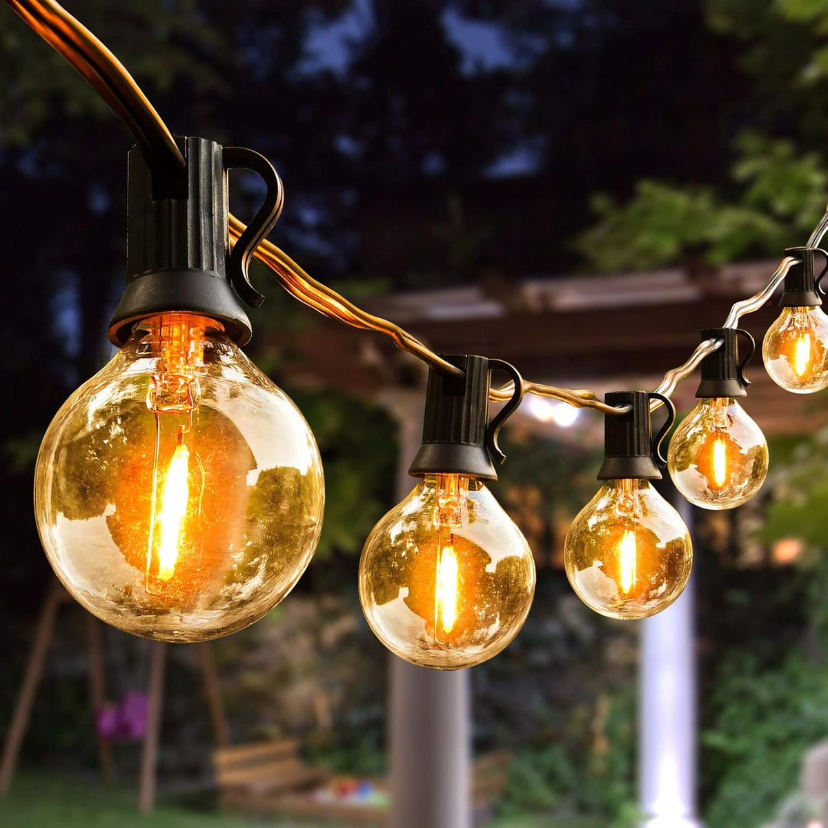 100ft Dimmable Waterproof Globe String Lights X477964