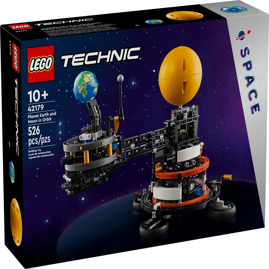 Planet Earth and Moon in Orbit Building Set D456623