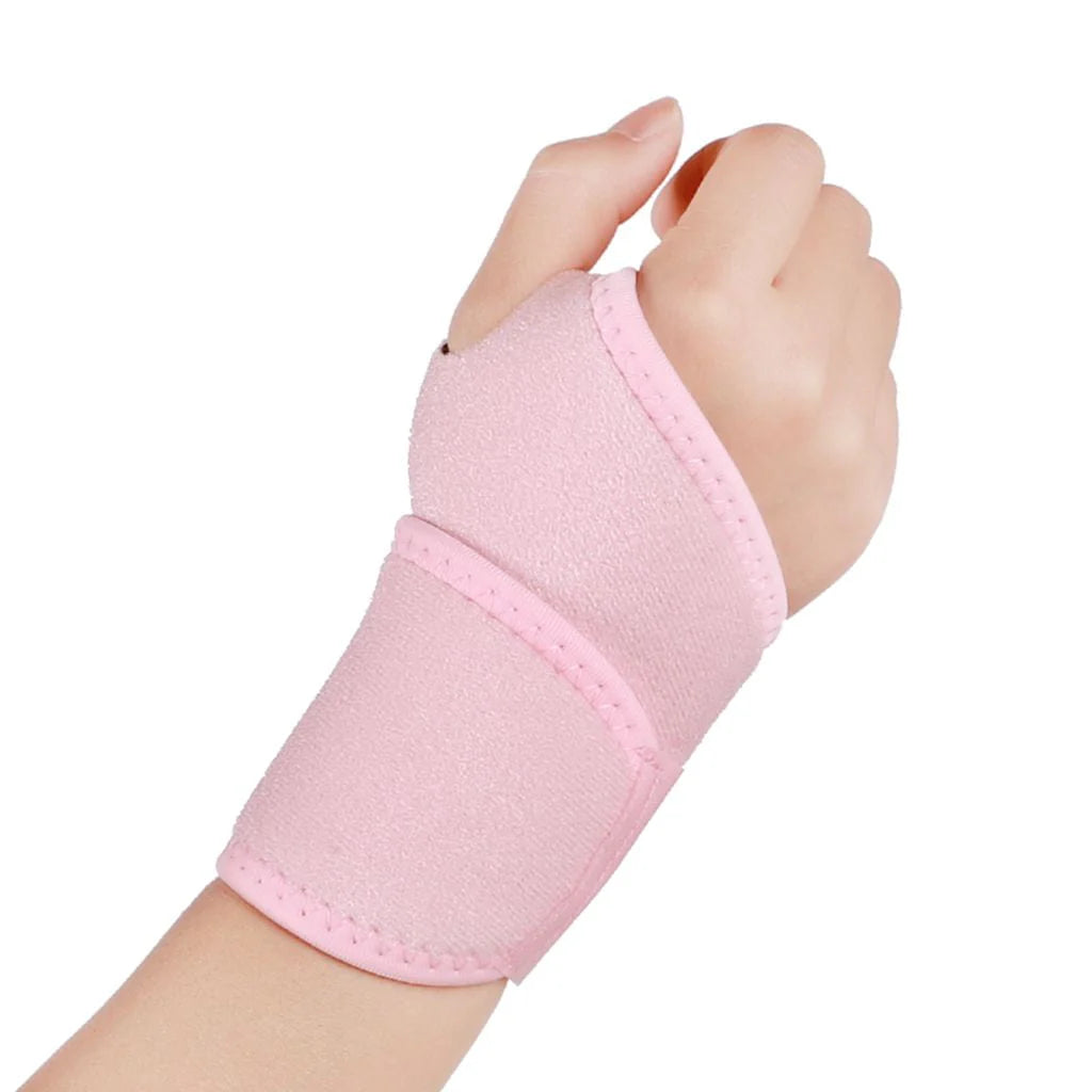 Adjustable Compression Wrist Brace Pink 1Pc L325649