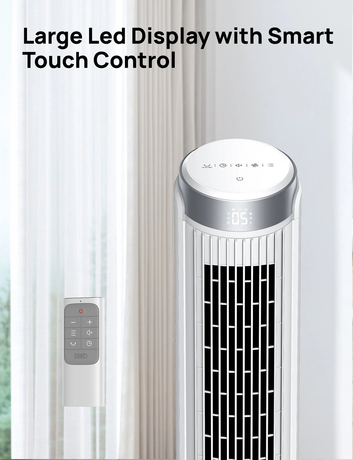 40 Inch Oscillating Tower Fan with Remote P791