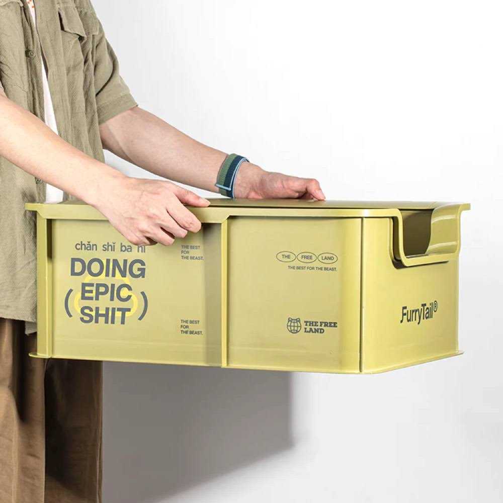 XL Cat Litter Box With Scoop Z5393