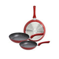 Red Stone Set 3 Pans 20/24/28cm W448