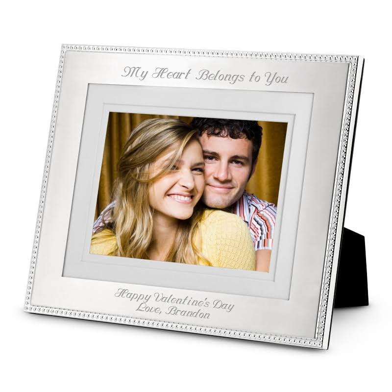 Silver Beaded 8 x 10 Frame J737