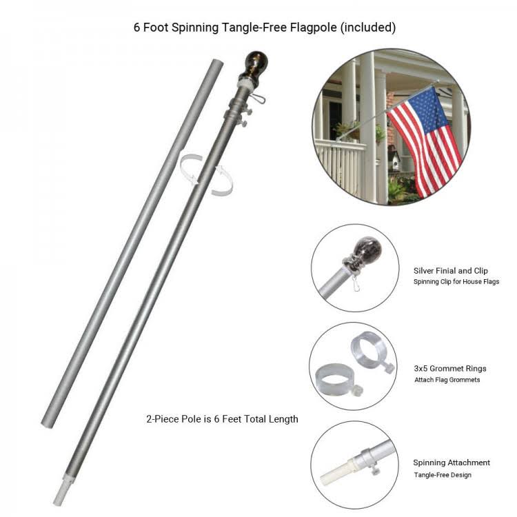 Flag Bracket and Pole Set P878594