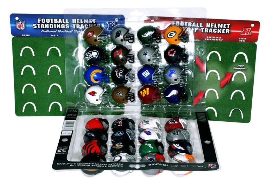 Mini Helmet Set of 32 Teams with Display O8457