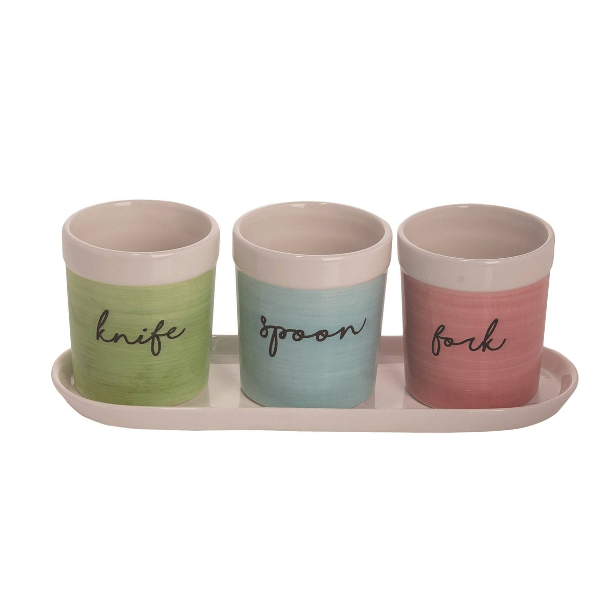 Multicolor 14 in. Silverware Caddy Set of 4 A230847