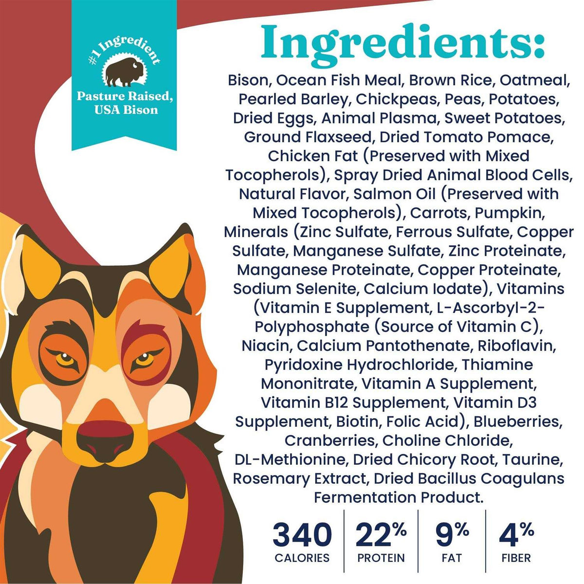 Solid Gold Nutrientboost Bison Dry Dog Food K467044