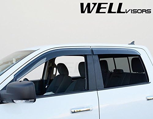 Side Window Wind Deflector Visors for Crew Cab N2377