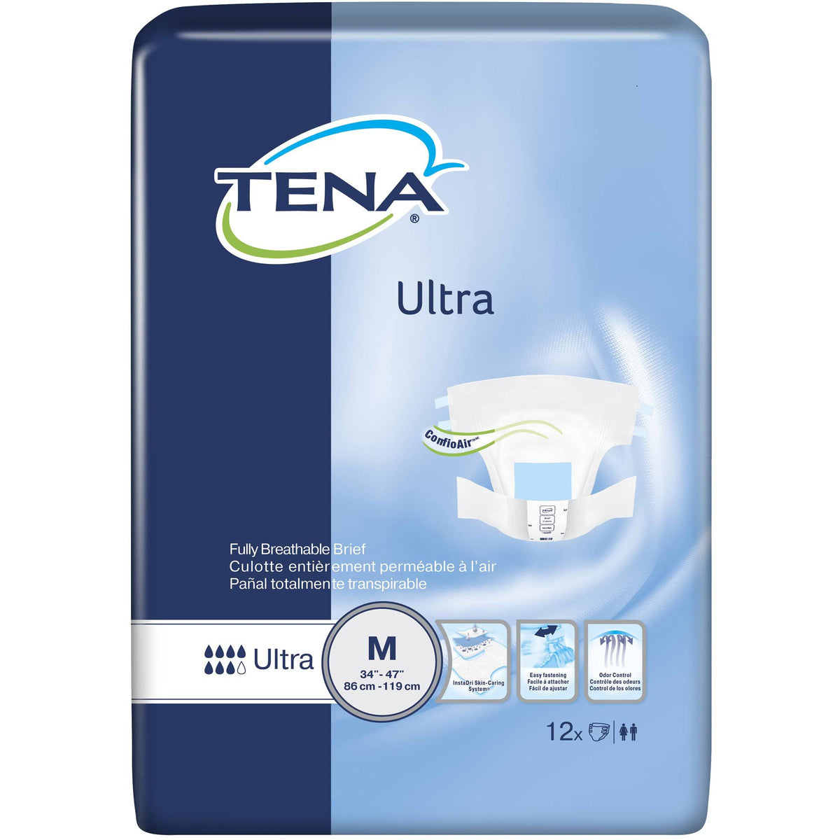 Ultra Incontinence Brief Medium Case of 96 A107