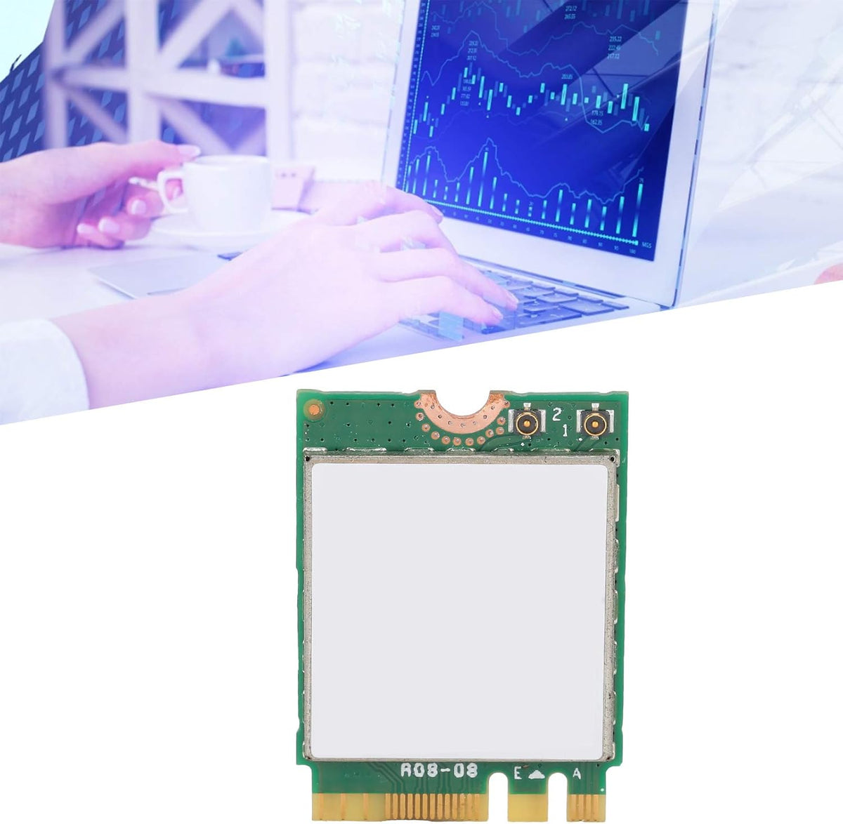 Dual Band Wireless Network Card 2.4G/5G Adapter Bluetooth 4.0 Pack of 2 E8648