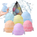 12 PCS Reusable Water Balloons with Mesh Bag V200626