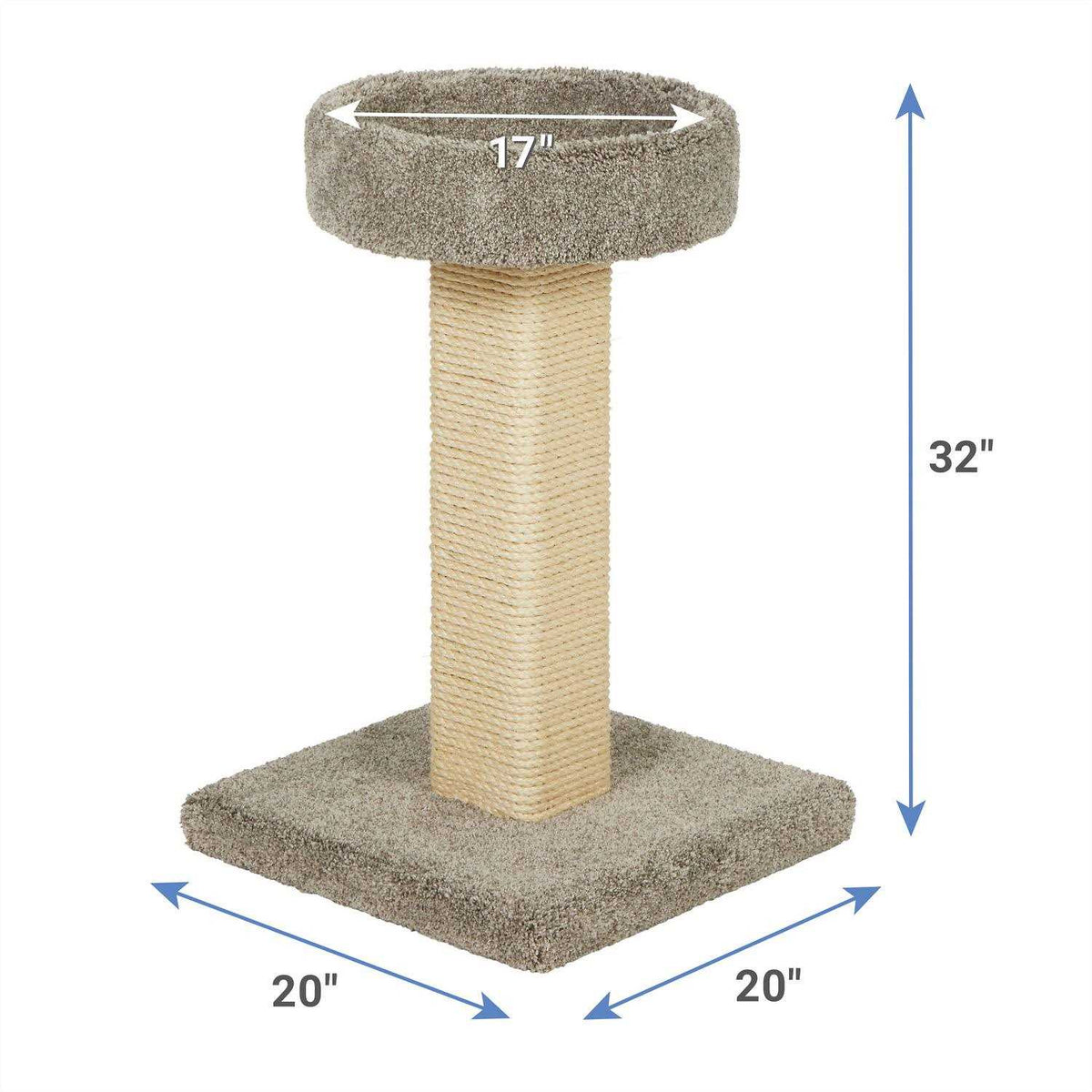32-in Wooden Cat Tree Y78882