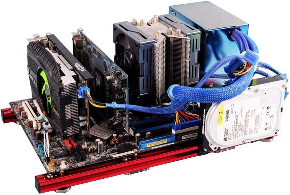 Open Aluminum Alloy Frame ATX PC Computer Chassis O721878