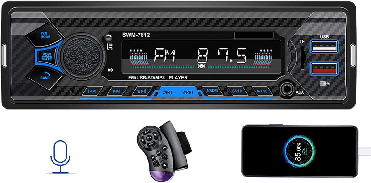 Single Din Bluetooth 7 inch Car Stereo Radio I8380