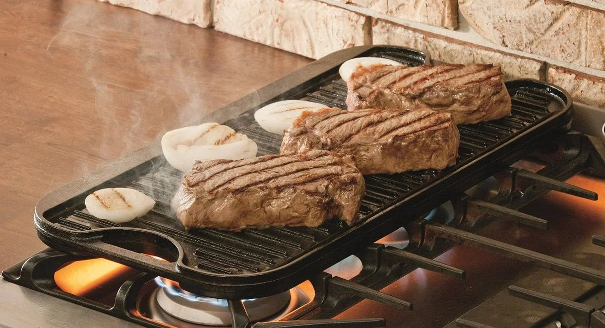 Cast Iron Reversible Grill/Griddle V252