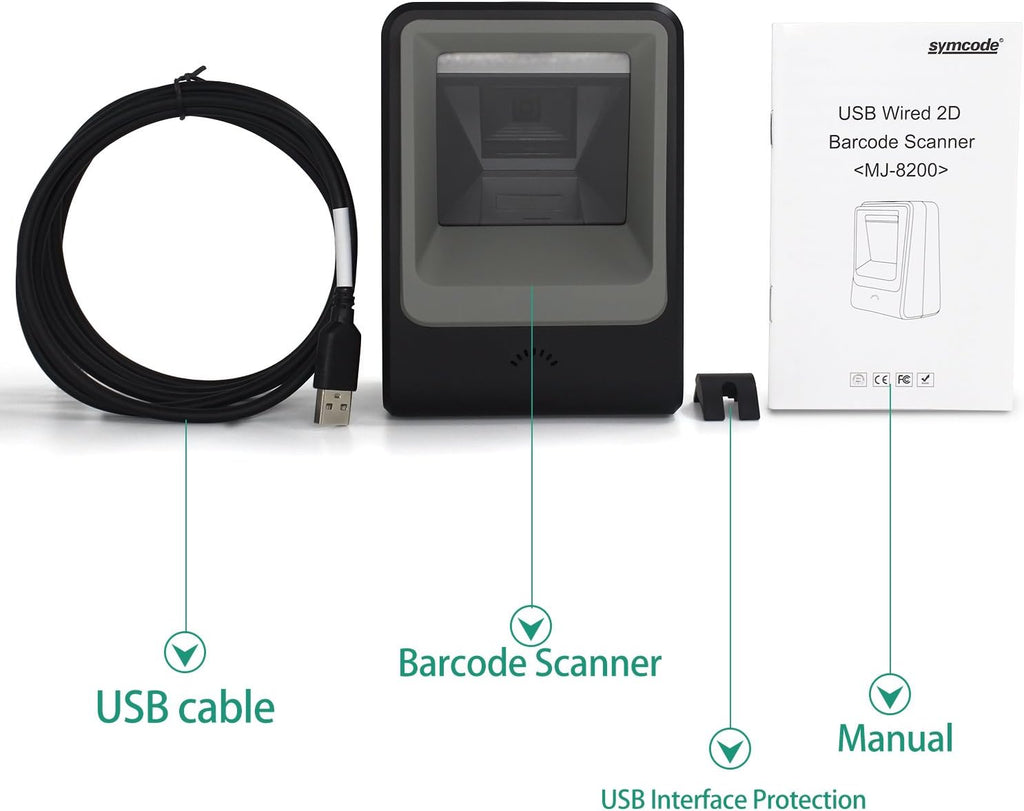 Hands-Free USB Barcode Scanner L19659