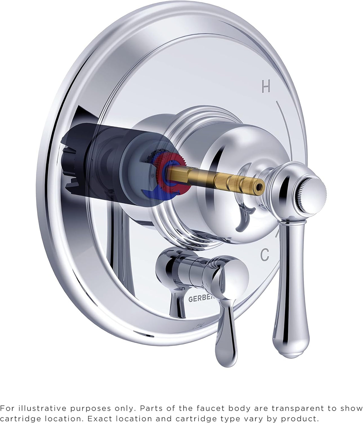Ceramic Valve with Pressure Balance Cartridge P8200