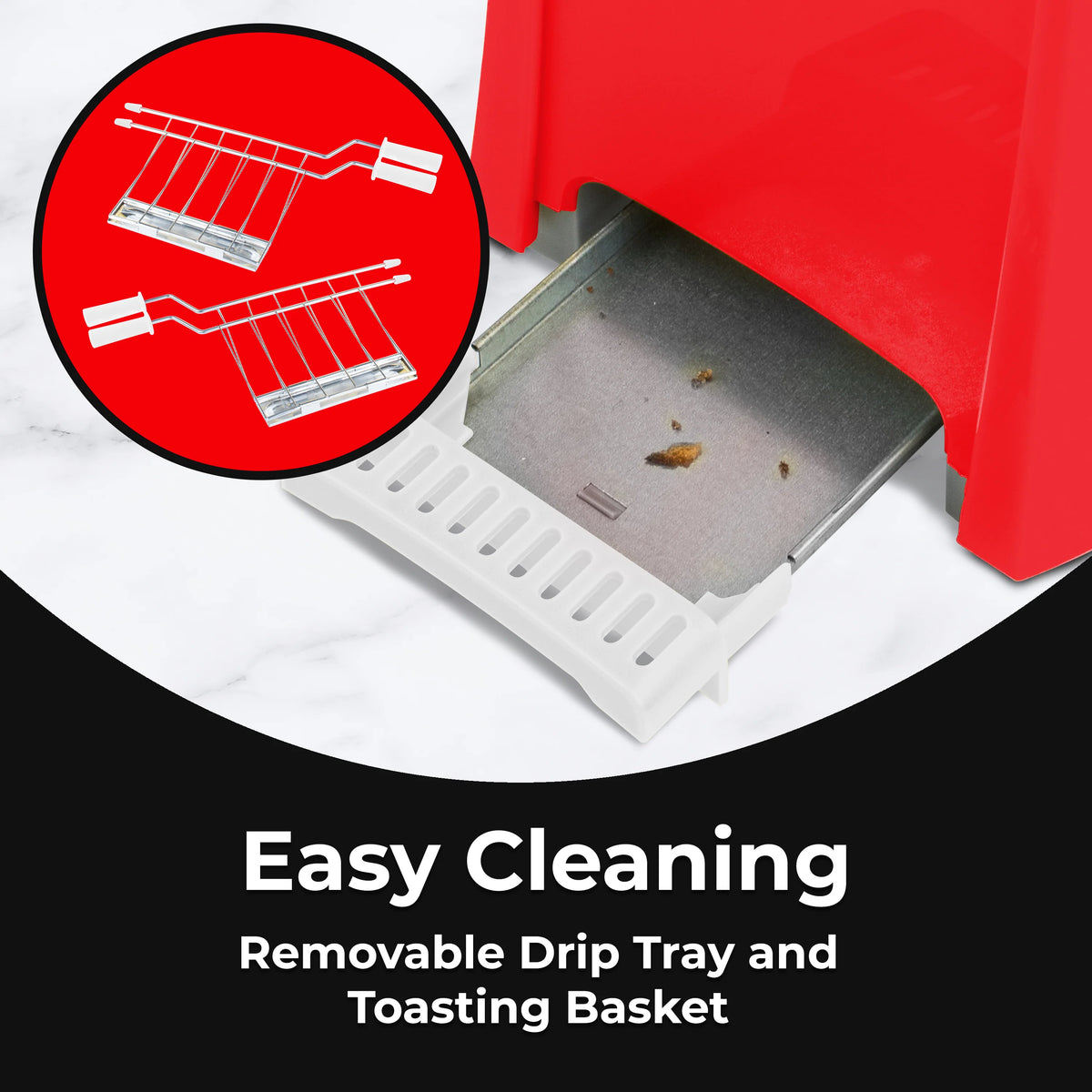 Grilled Cheese Toaster with Toaster Baskets and Adjustable Toasting Dial U750987