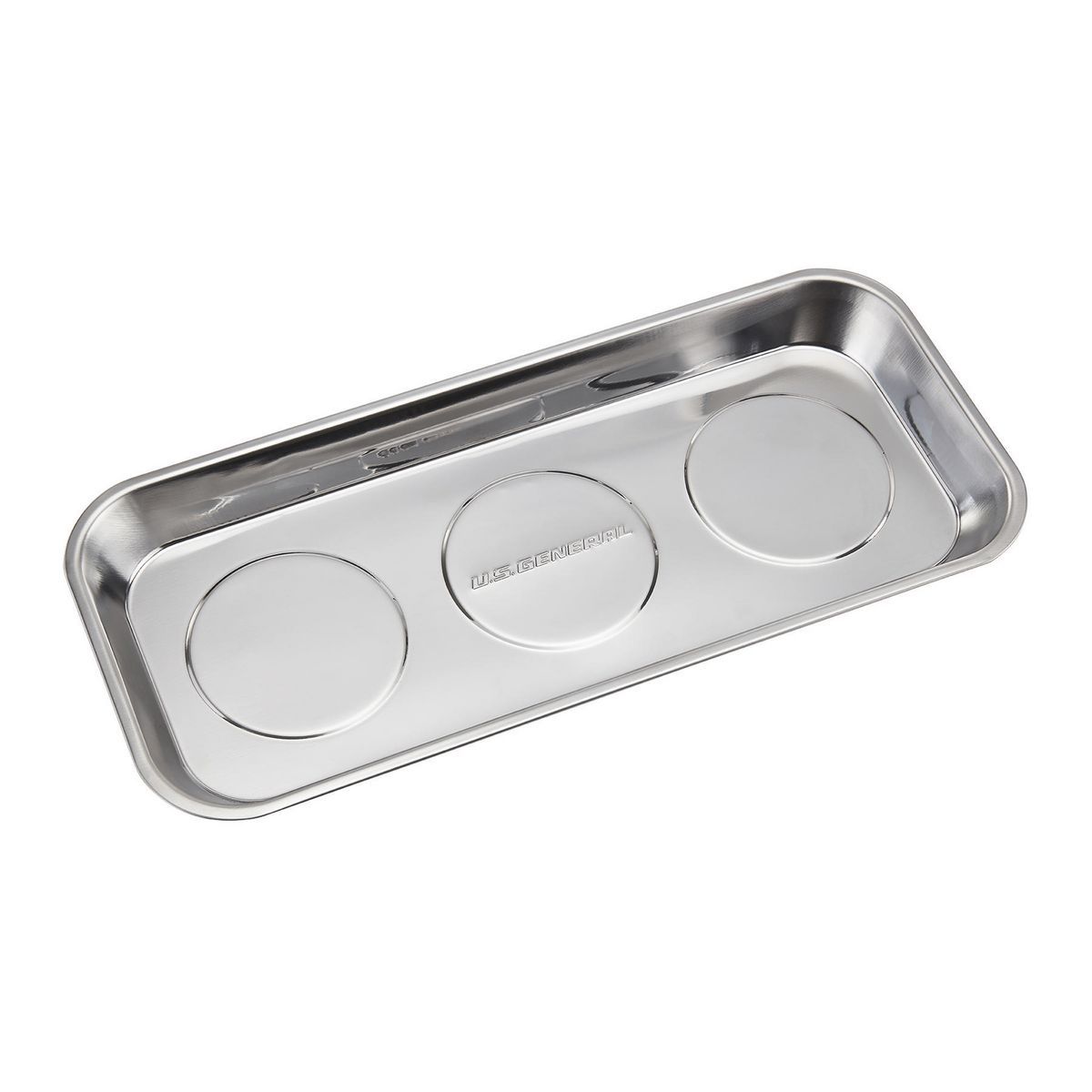 14-1/8 in. x 6-1/4 in. Magnetic Stainless Steel Parts Tray V327