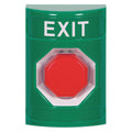 Exit Push Button Green Polycarbonate N5331