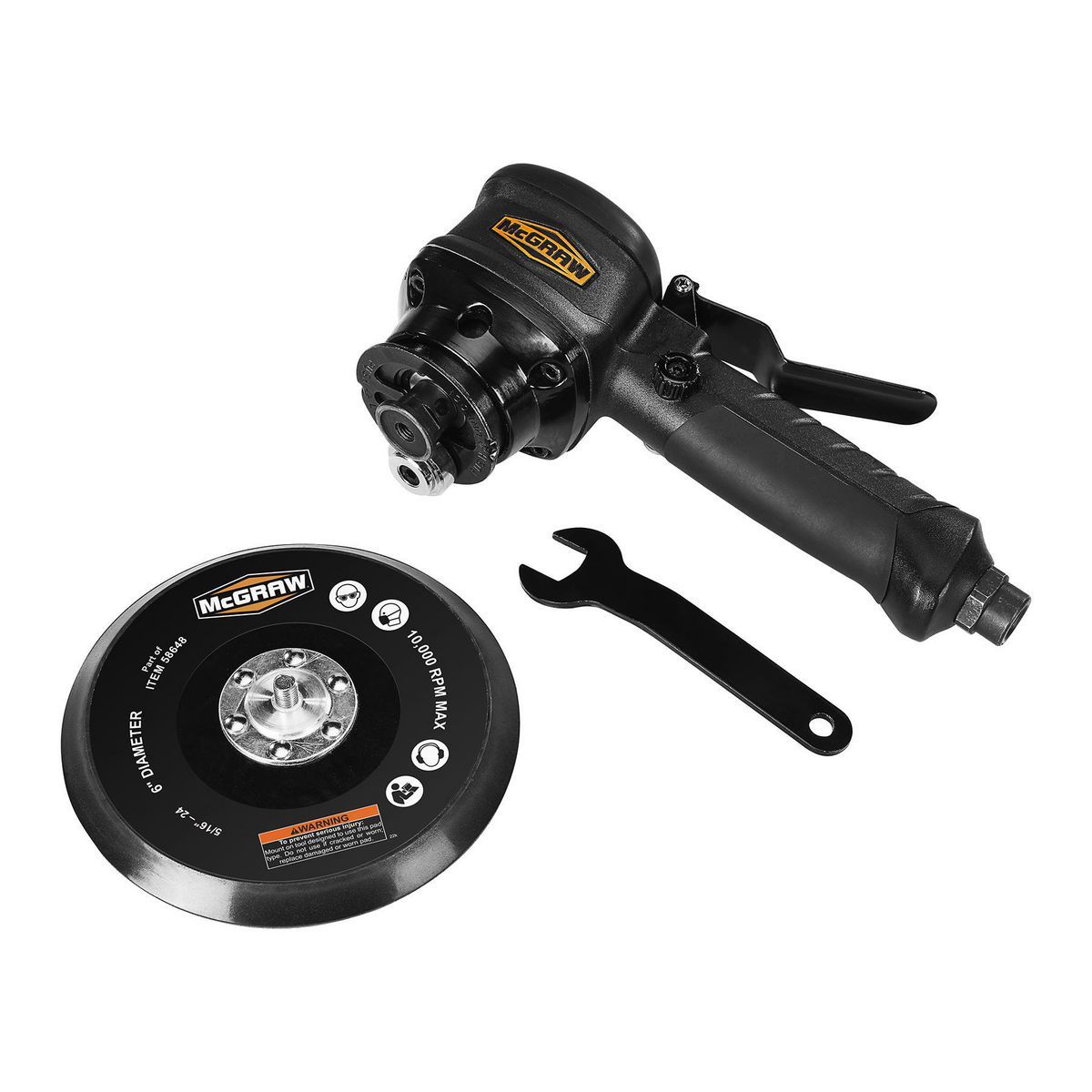 6 in. Dual-Action Air Sander D6711