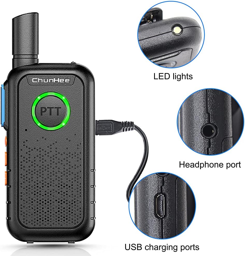Wireless Intercom System 1.5 Miles 16 Channel 2 Pack E821
