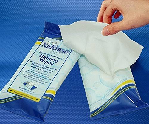 No Rinse Body Wipes 96 Cloths S71944