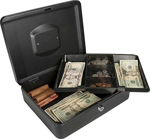 12-Inch Cash Box with Key Lock H789532