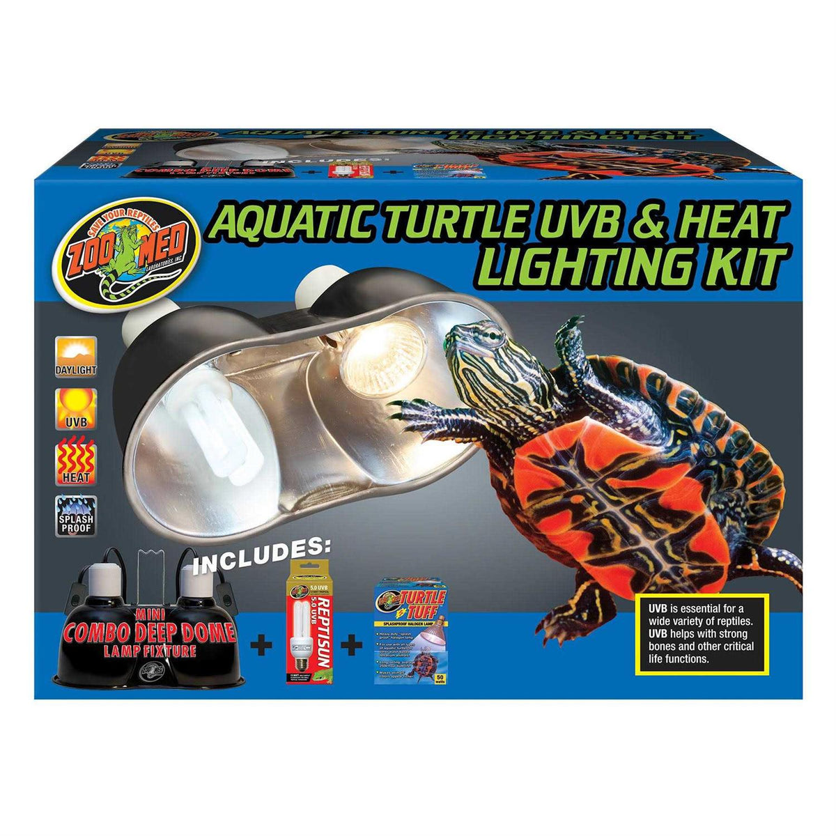 Aquatic Turtle UVB Heat Lighting Kit L479605