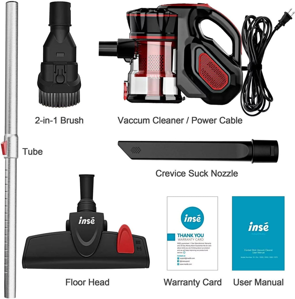 Corded Stick Vacuum Cleaner, 16kPa 2 in 1 Lightweight Bagless Handheld Vacuum, Blue X130714