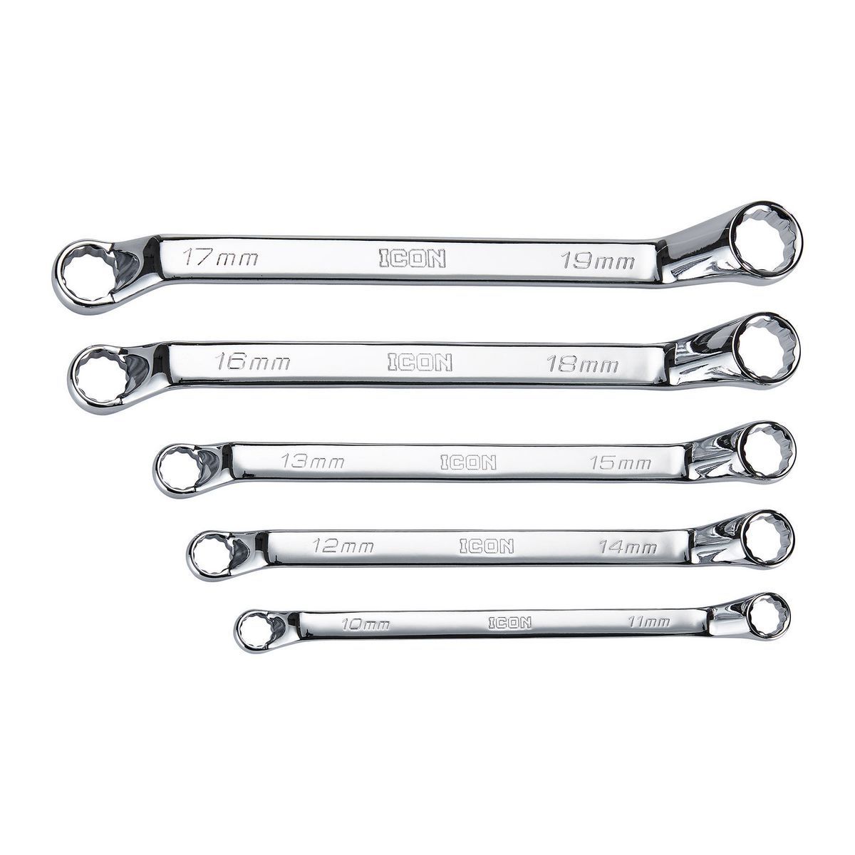 Metric Offset Box Wrench Set, 5 Piece R600902