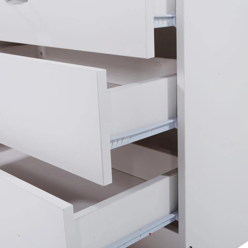 White 3 Drawer Dresser C2522