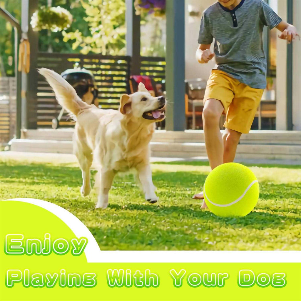 Dog Tennis Ball Large Pet Toy with Inflating Needles W7668