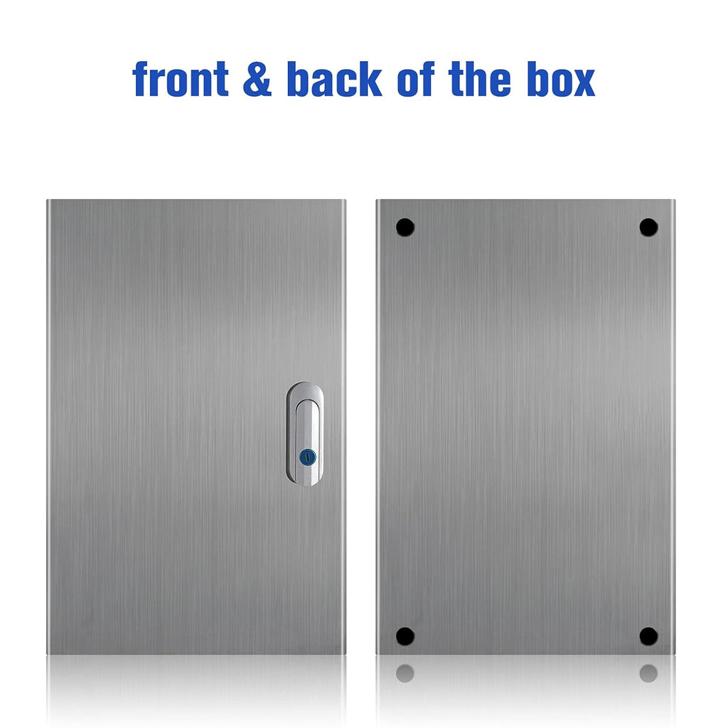 304 Stainless Steel IP65 Waterproof Junction Box with Lock Y273