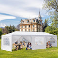 10x30 ft Outdoor Canopy Gazebo with 8 Sidewall 2 Zipper Door X74477