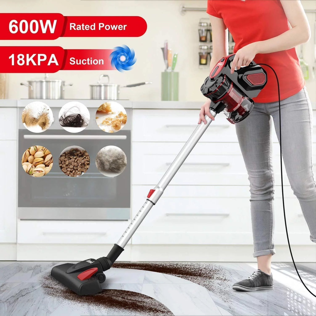 Corded Stick Vacuum Cleaner, 16kPa 2 in 1 Lightweight Bagless Handheld Vacuum, Blue X130714