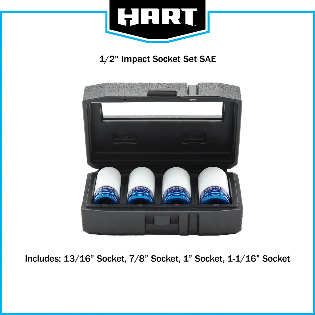 1/2-inch Non-Marring Impact Socket Set 4-Piece I5782