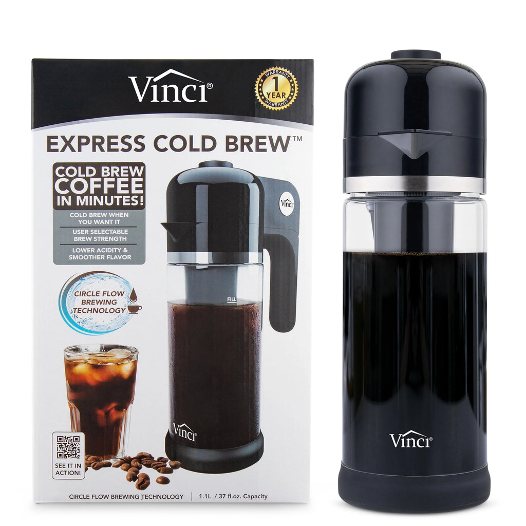 Electric Cold Brew Coffee Maker with Borosilicate Glass Carafe K254